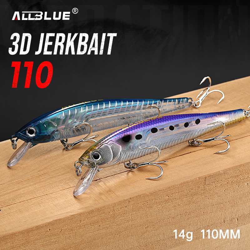 ALLBLUE 3D Jerkbait Wobbler Fi - Fishing Lure Jerkbait review and price