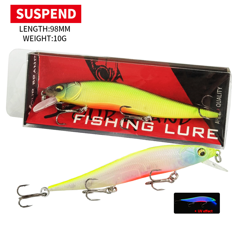 98MM 10G Suspending Minnow Jer - Fishing Lure Jerkbait review and price