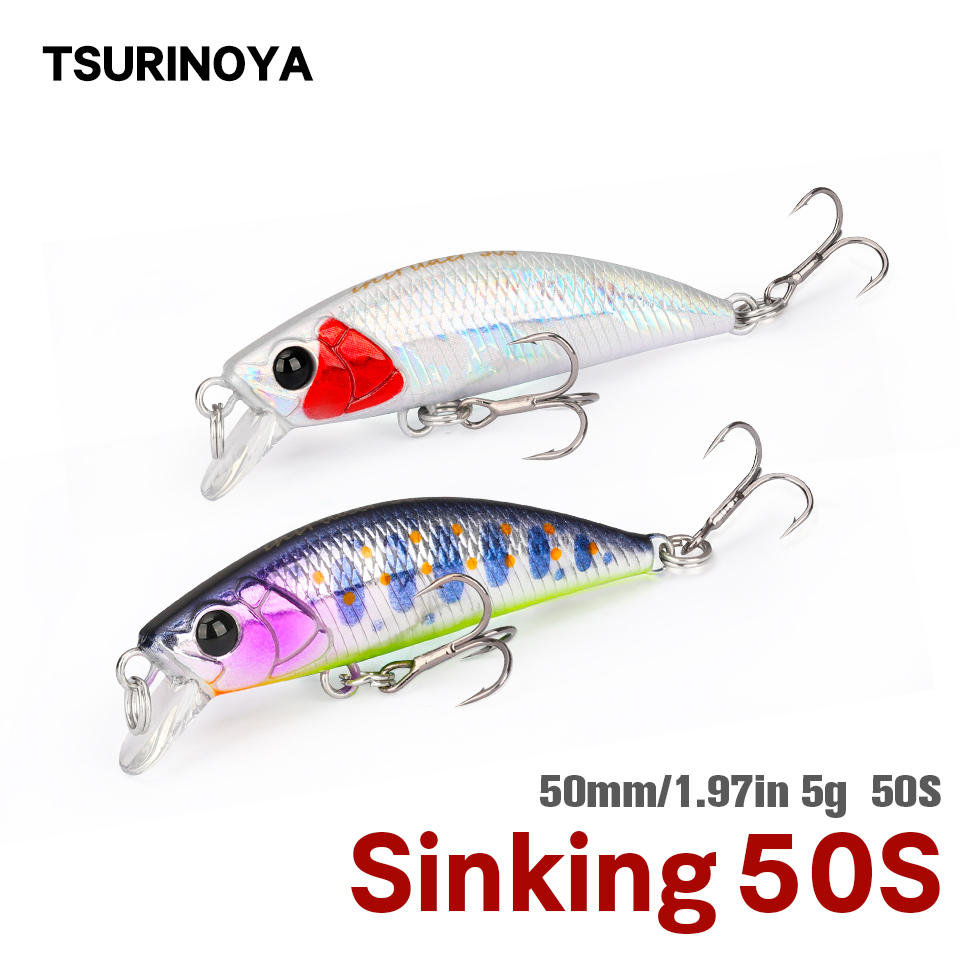 TSURINOYA 50S NEW COLOR 5cm 5g - Fishing Lure Jerkbait review and price