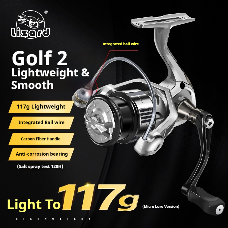Lizard Golf 2 Metal Spool Reel - Kastking Reel Zephyr review and price